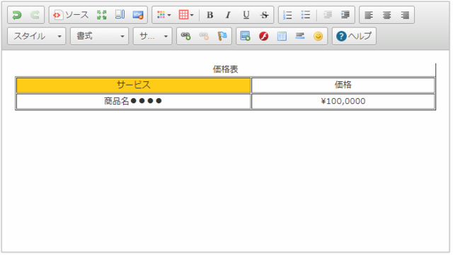 セルの背景に色つけ完成
